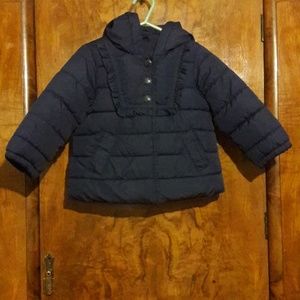Baby gap blue puffy jacket
